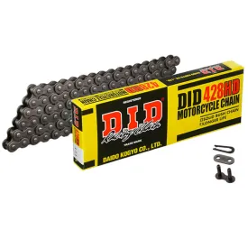 428HD x 122 heavy duty DID chain w/clip link (428HD122)