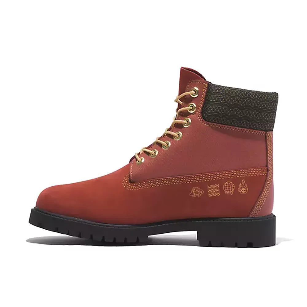 6 Inch Premium "Lunar New Year" Waterproof Boots 'Dark Red Nubuck'