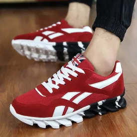 Advbridge Men's New Male Running Sneakers Light Breathable Comfortable Leisure Outdoor Casual Fashion Lace Up Gym Shoes