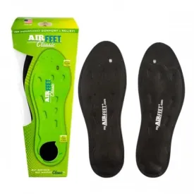 AirFeet CLASSIC Black Insoles, Size 2X, Pair