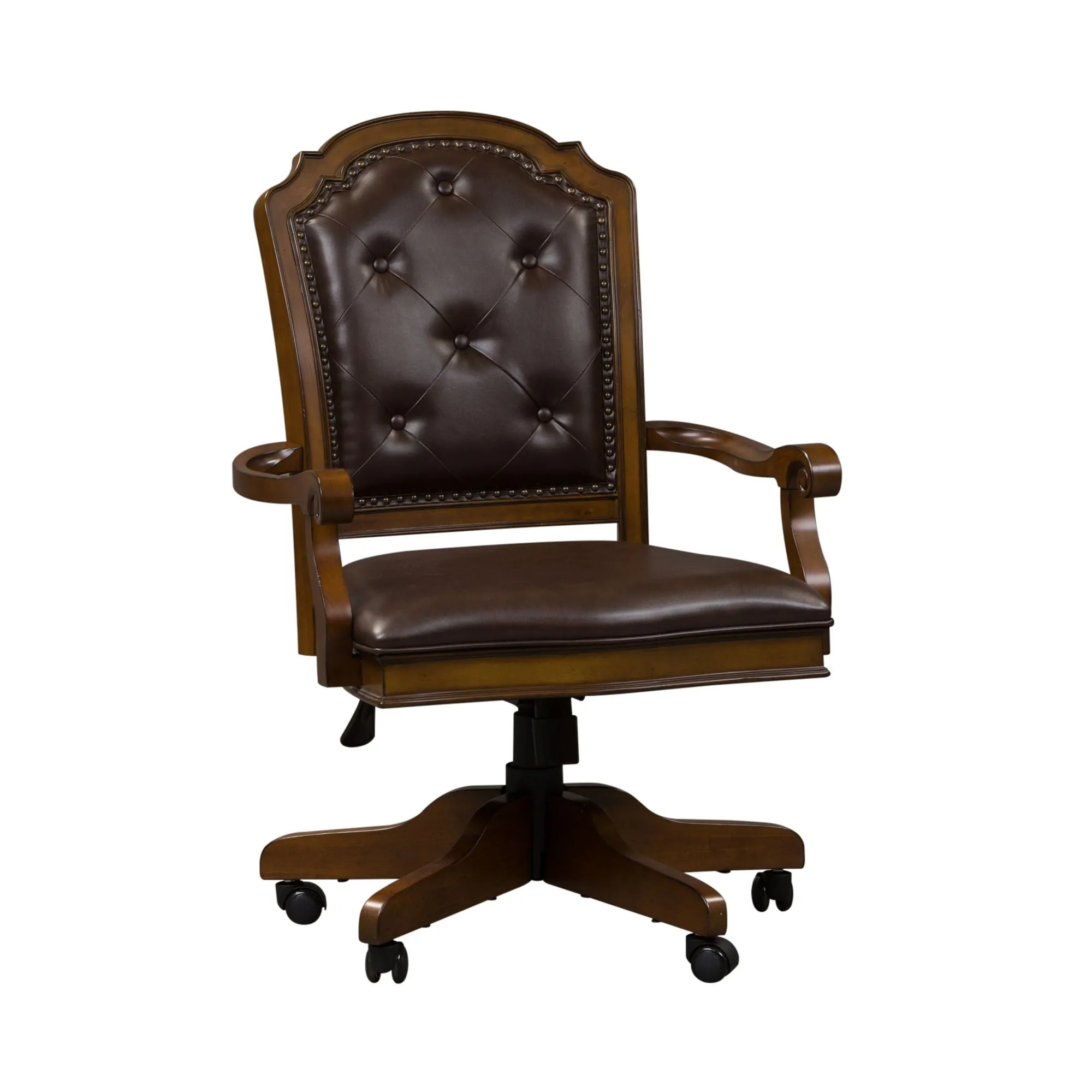 Amelia - Jr Executive Office Chair - Dark Brown