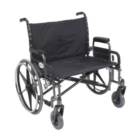 Drive Medical std30dda Sentra Extra Wide Heavy Duty Wheelchair, Detachable Desk Arms, 30" Seat