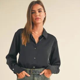 Estes Satin Button Down