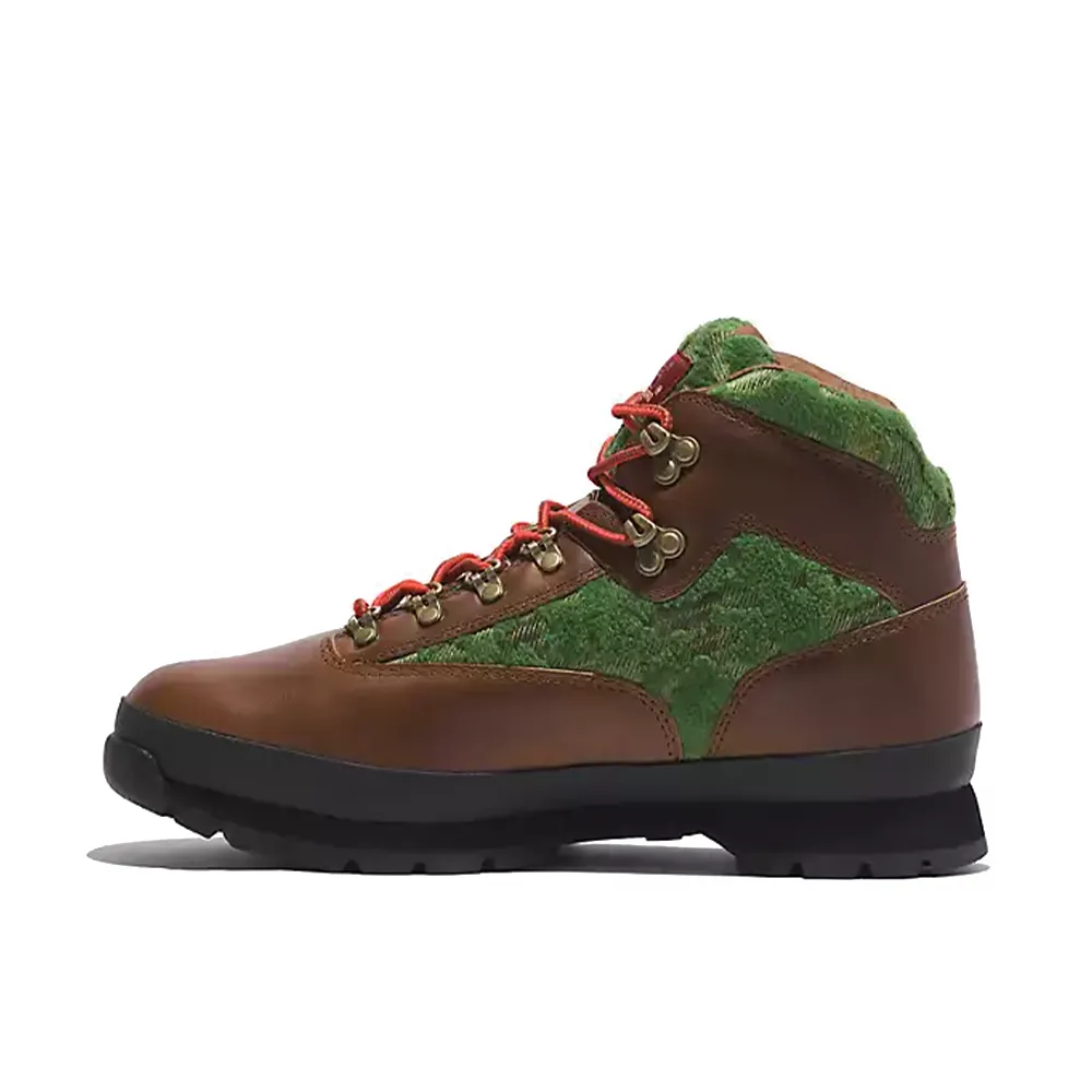 Euro Hiker "Pioneer Pack" Mid Lace Up Boot 'Med Brown Full Grain'