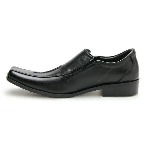 Leather Shoes City Oxford Flat Black