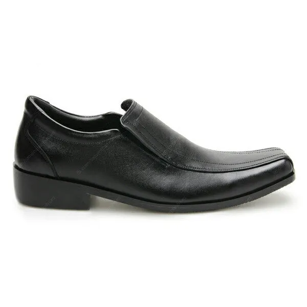 Leather Shoes City Oxford Flat Black