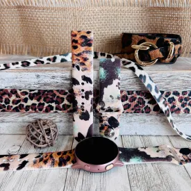 Leopard Cowhide Print Silicone Band For Samsung Watch