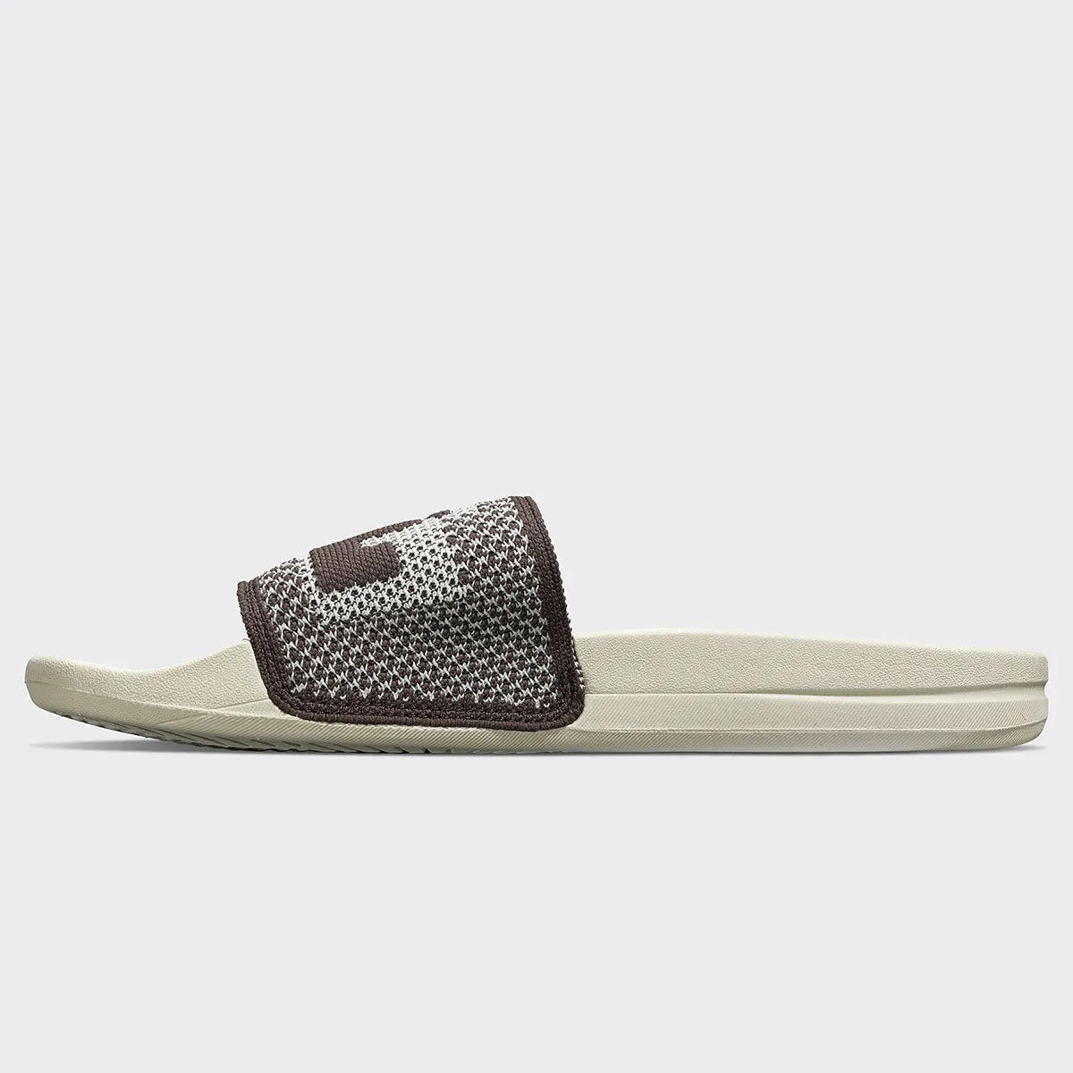 Men's Big Logo TechLoom Slide Chocolate / Pristine / Pristine