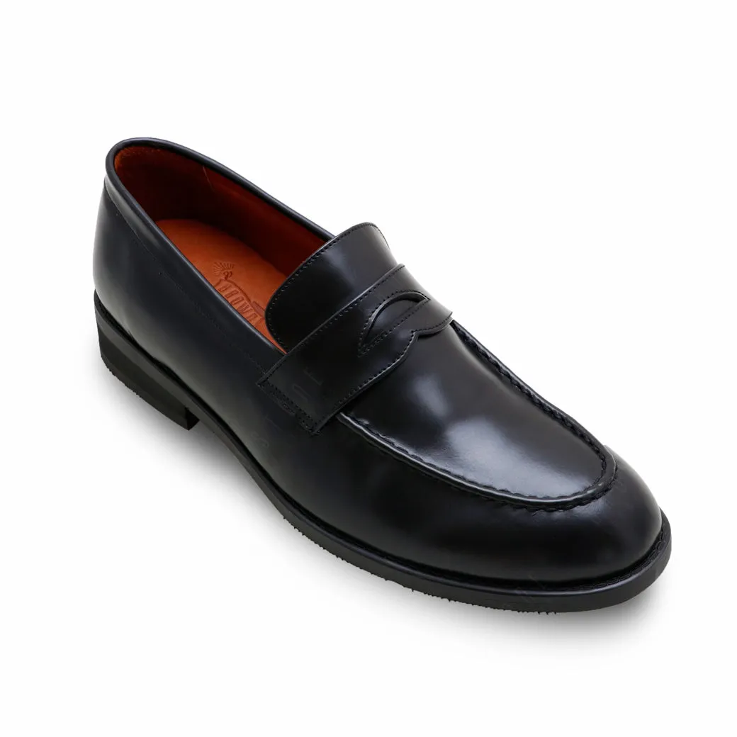 PENNY LOAFERS MOC TOE MATTE BLACK