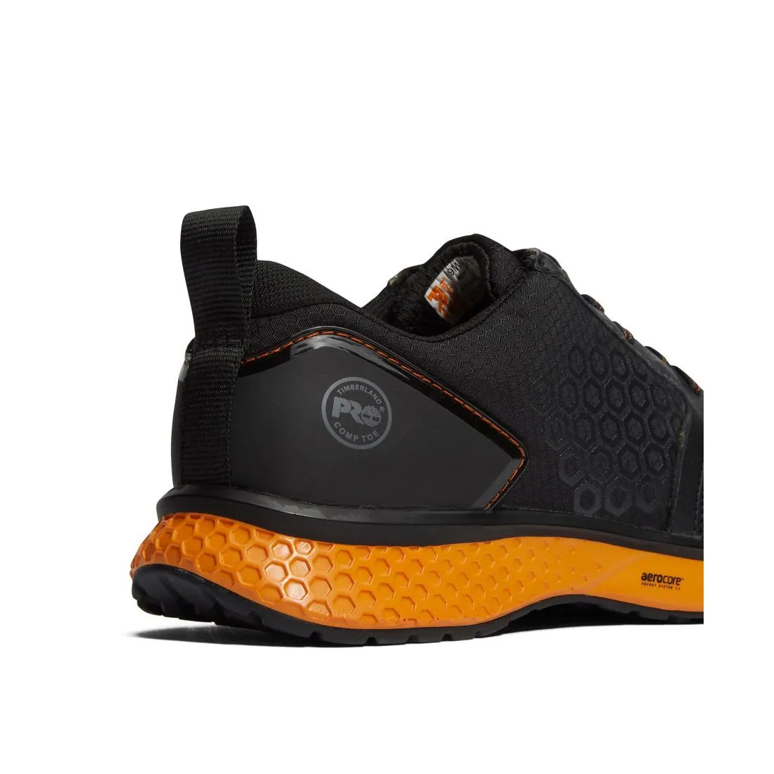 Reaxion Composite-Toe Work Shoe Black\Orange