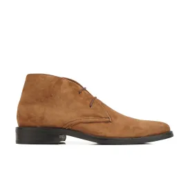 Sergio - Men's Camel Kid Suede Chukka Boot