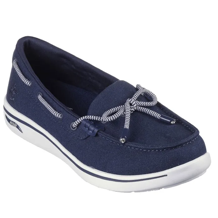 Skechers Arch Fit  Boat Shoe Uplift Laguna - Navy - Womens