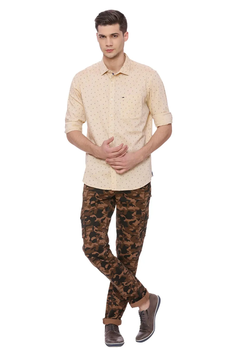 Tapered Fit Cargo Stretch Trouser