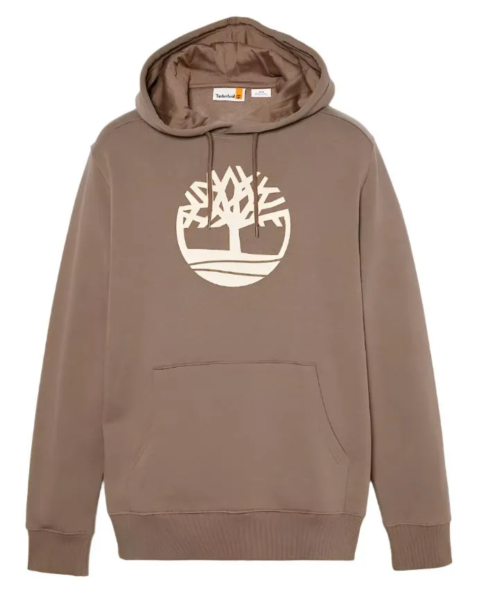 Timberland Mens Tree Logo Hoodie Sweatshirt