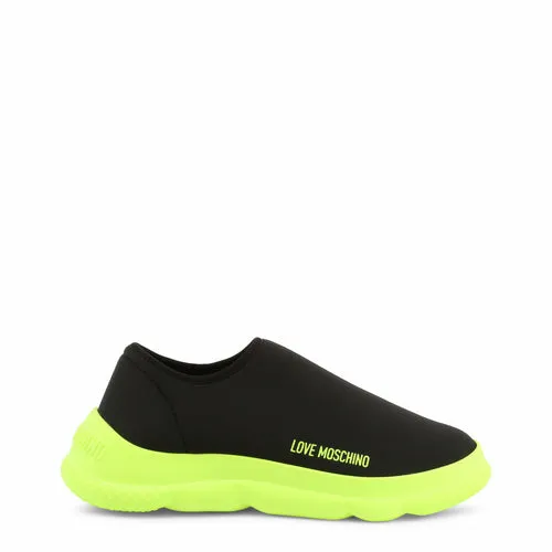 Vivid Green Slip-Ons